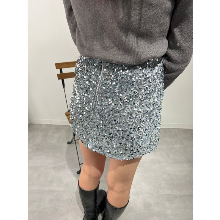 スパンコールミニスカート | marcydorn | 詳細画像31 