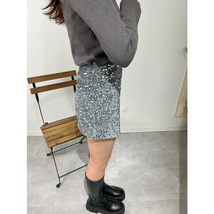 スパンコールミニスカート | marcydorn | 詳細画像37 