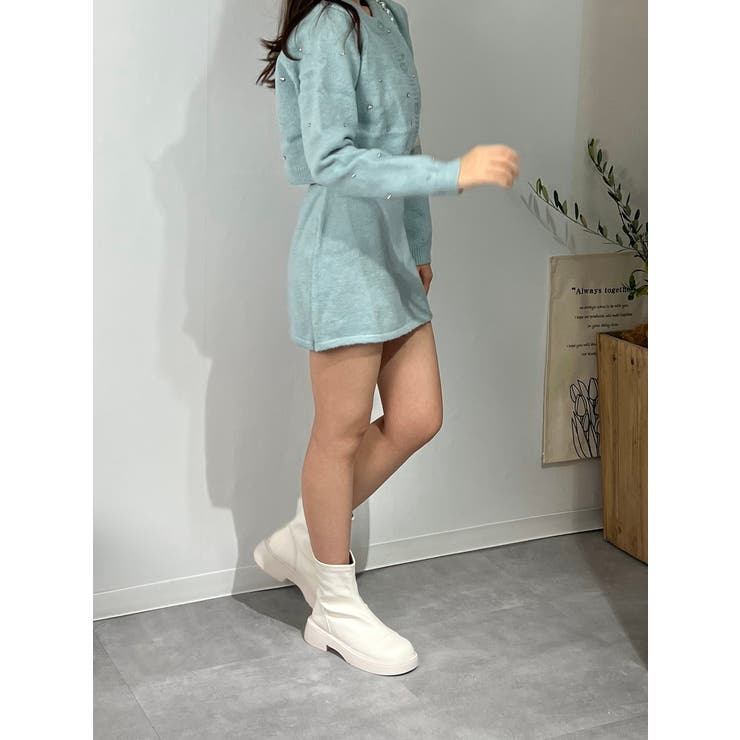 ニットビジューセットアップ セーター カーディガン スカート | marcydorn | 詳細画像25 