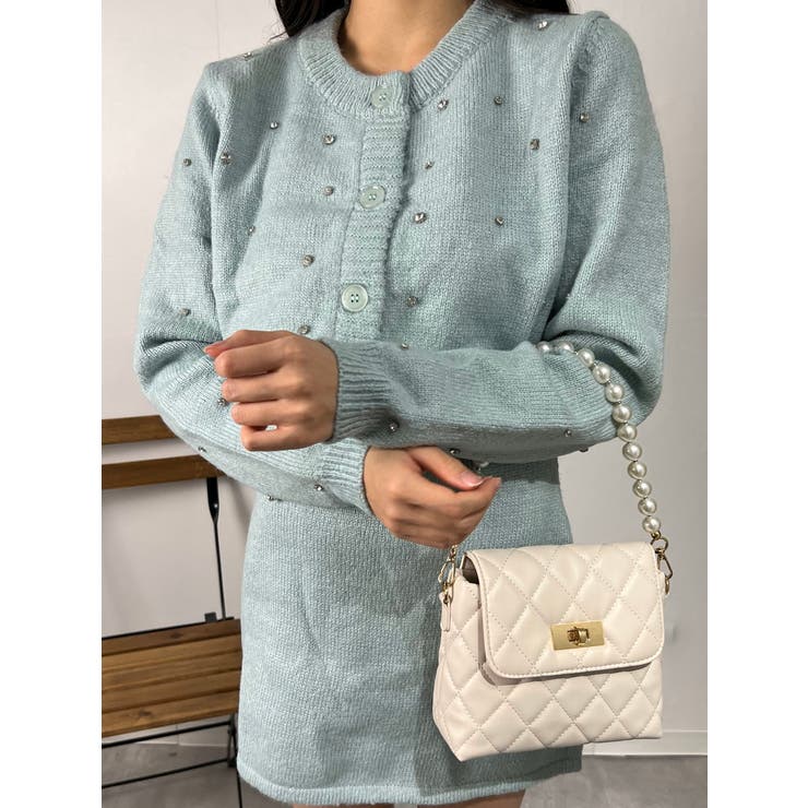 ニットビジューセットアップ セーター カーディガン スカート | marcydorn | 詳細画像31 