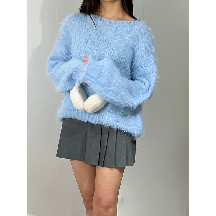 シャギーニット セーター パステルカラー | marcydorn | 詳細画像23 