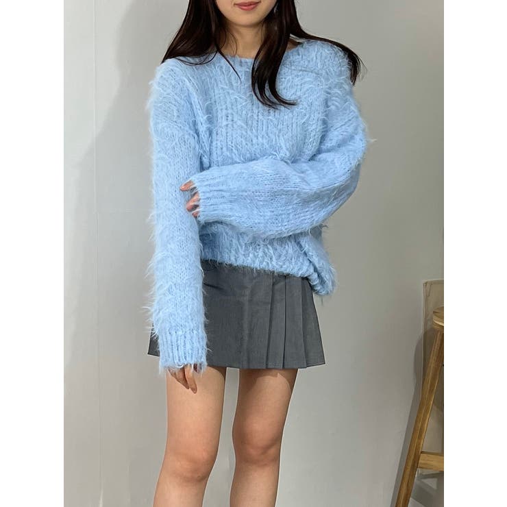 シャギーニット セーター パステルカラー | marcydorn | 詳細画像25 