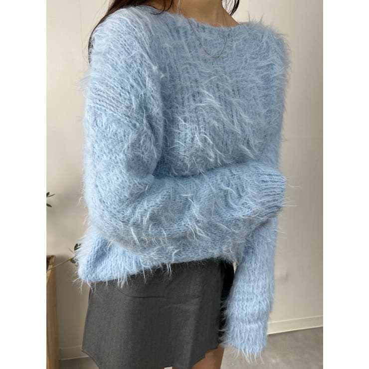 シャギーニット セーター パステルカラー | marcydorn | 詳細画像29 