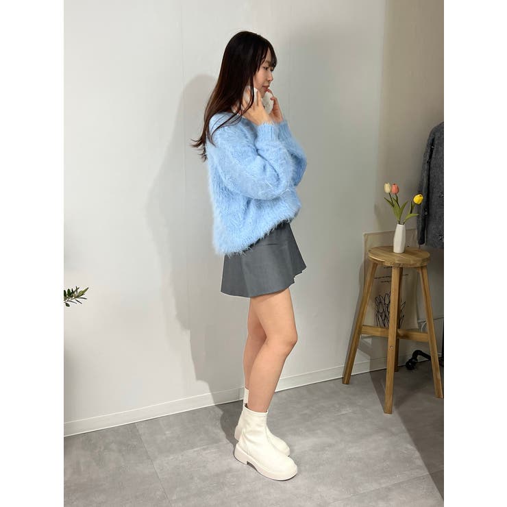 シャギーニット セーター パステルカラー | marcydorn | 詳細画像3 