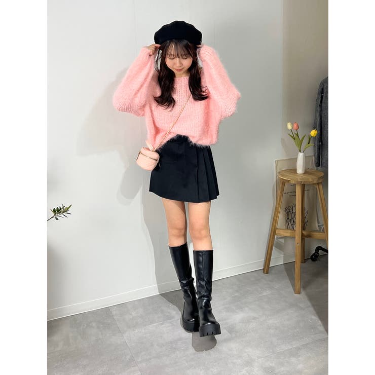 シャギーニット セーター パステルカラー | marcydorn | 詳細画像38 