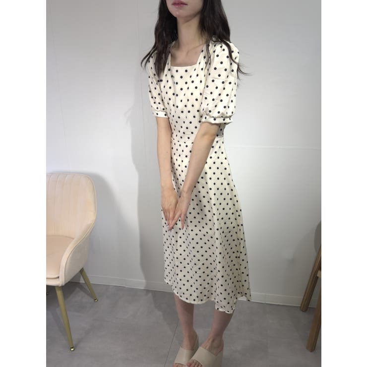 バックリボンドットワンピース | marcydorn | 詳細画像1 