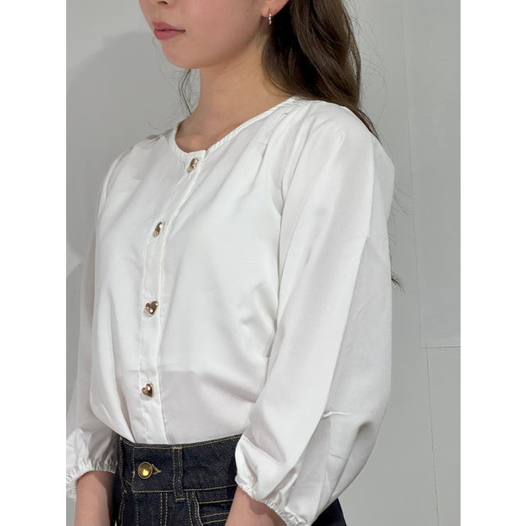 ハートボタンブラウス | marcydorn | 詳細画像14 