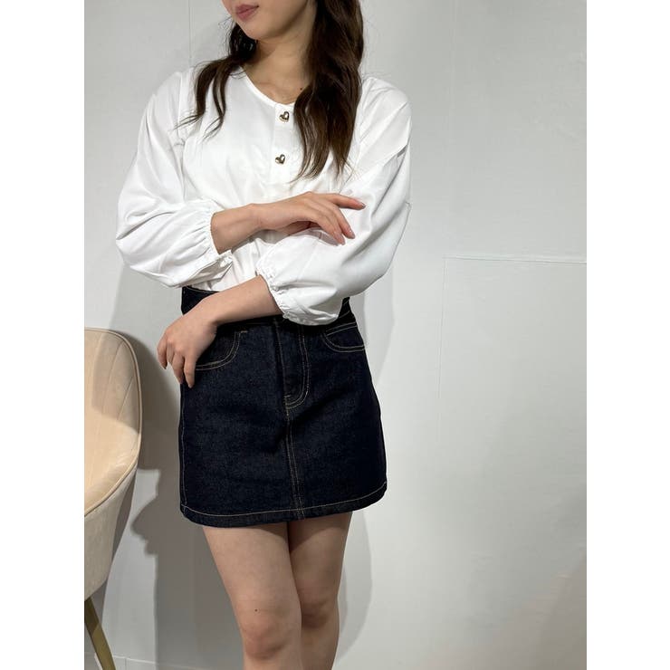 ハートボタンブラウス | marcydorn | 詳細画像8 