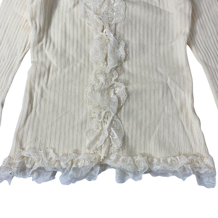 レースフリルホワイトトップス | marcydorn | 詳細画像16 