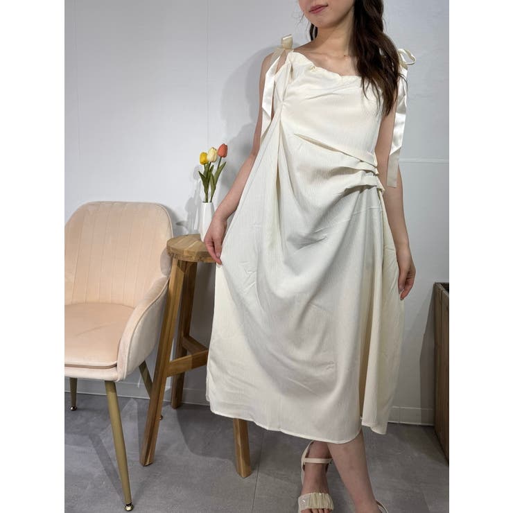 ショルダーリボンホワイトワンピース | marcydorn | 詳細画像2 