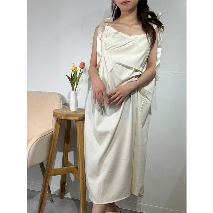 ショルダーリボンホワイトワンピース | marcydorn | 詳細画像24 