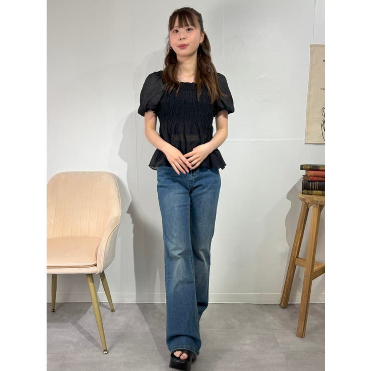 パフスリーブギャザートップス | marcydorn | 詳細画像21 