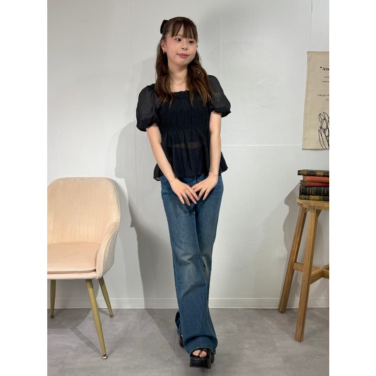 パフスリーブギャザートップス | marcydorn | 詳細画像22 