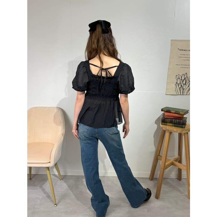 パフスリーブギャザートップス | marcydorn | 詳細画像37 