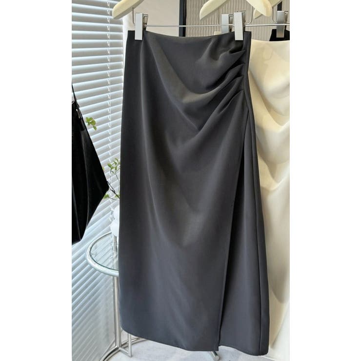 グレー | スリットロングスカート | marcydorn