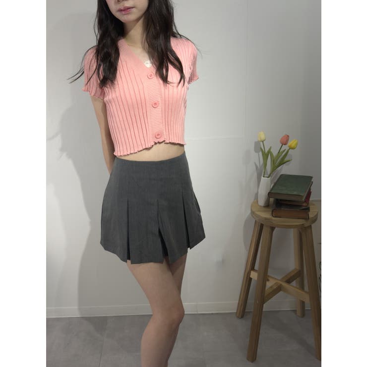 ラインデザイン半袖カーディガン | marcydorn | 詳細画像24 