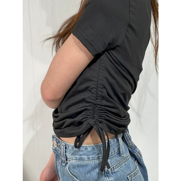 Vネックサイドギャザートップス | marcydorn | 詳細画像28 