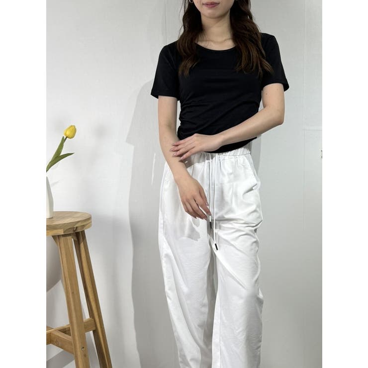 バックオープン×ストラップデザイン Tシャツ | marcydorn | 詳細画像15 