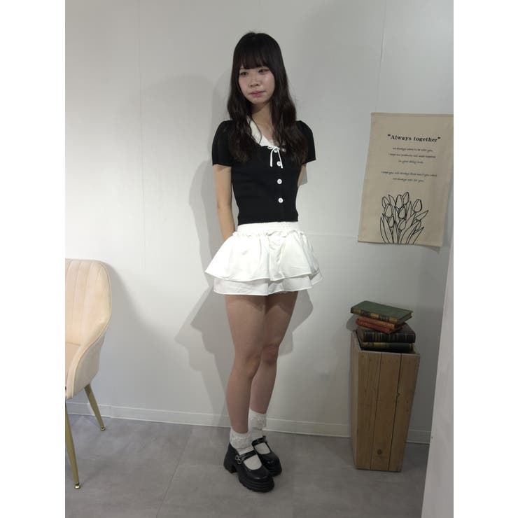セーラーカラー風リブトップス レディース | marcydorn | 詳細画像9 