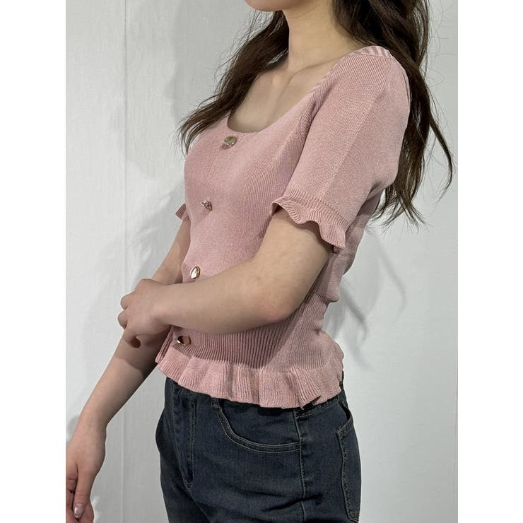 ペプラムデザイン リブトップス レディース | marcydorn | 詳細画像9 