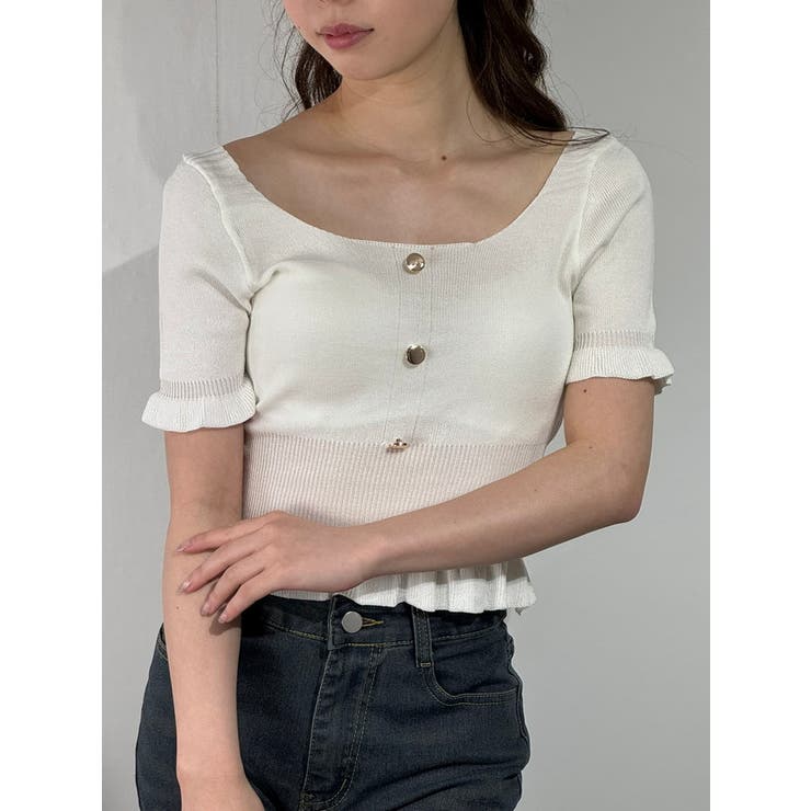 ペプラムデザイン リブトップス レディース | marcydorn | 詳細画像38 