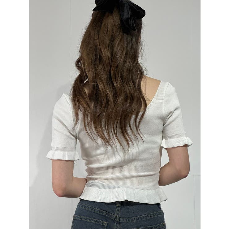 ペプラムデザイン リブトップス レディース | marcydorn | 詳細画像44 