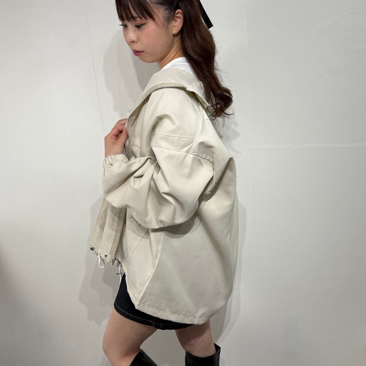 オーバーシルエット×ライトモードブルゾン ジャケット ジャンパー | marcydorn | 詳細画像21 