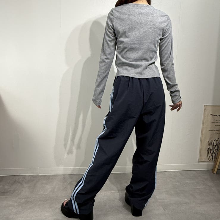 バイカラールーズラインパンツ ジャージ | marcydorn | 詳細画像19 