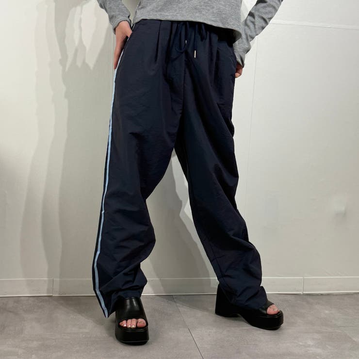 バイカラールーズラインパンツ ジャージ | marcydorn | 詳細画像9 