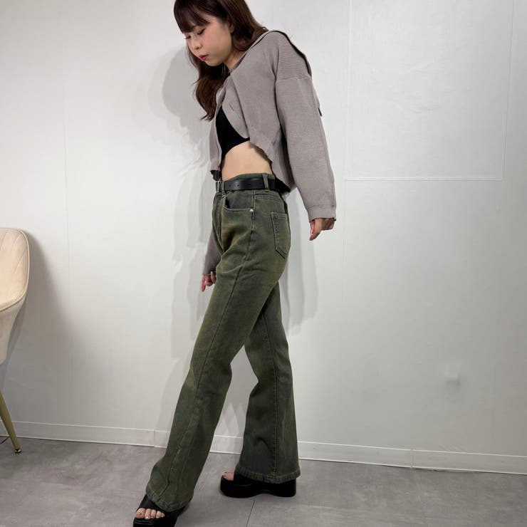 セーラー ニットカーデ ショート丈 トップス ニット | marcydorn | 詳細画像10 