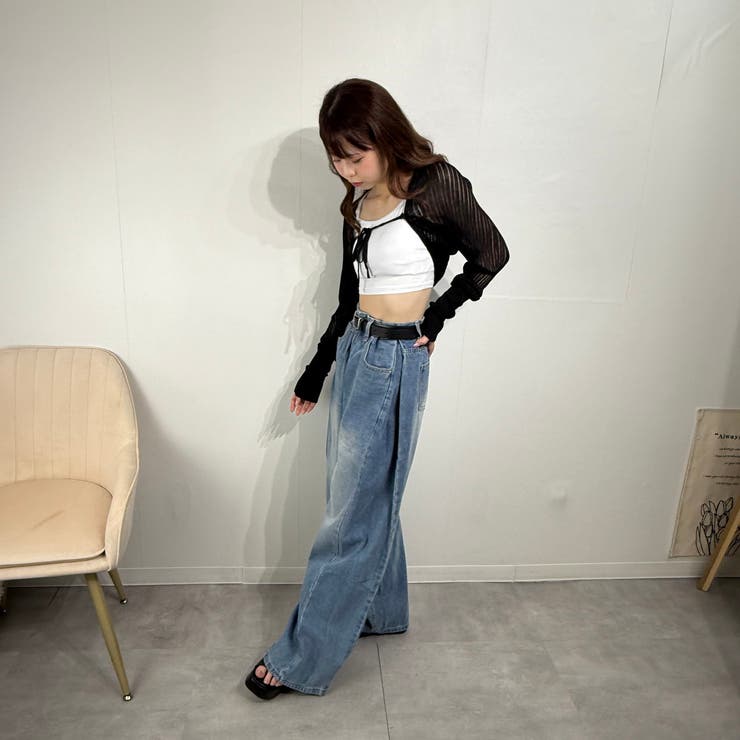 ヴィンテージルーズバギーパンツ デニム ジーンズ ワイドパンツ | marcydorn | 詳細画像21 