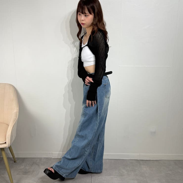 ヴィンテージルーズバギーパンツ デニム ジーンズ ワイドパンツ | marcydorn | 詳細画像22 