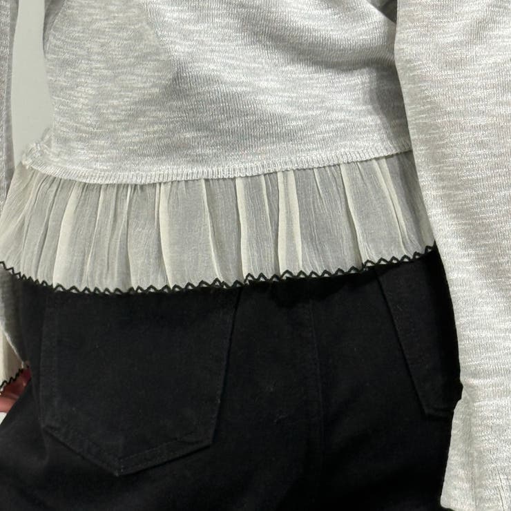 フェミニンレースカーデ カーディガン カットソー ロングTシャツ | marcydorn | 詳細画像22 