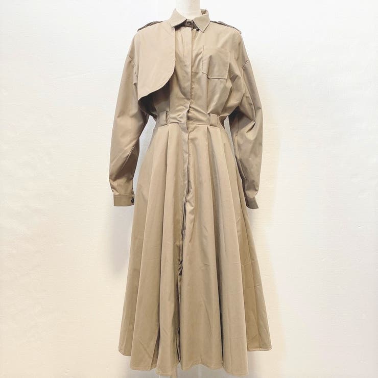 ワンピース トレンチコート風ウエストマークワンピース 品番 Orpw Marcydorn マーシードルン のレディースファッション通販 Shoplist ショップリスト
