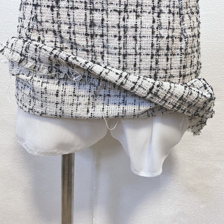 セットアップ ホワイトツイード柄セットアップ[品番：ORPW0002087  