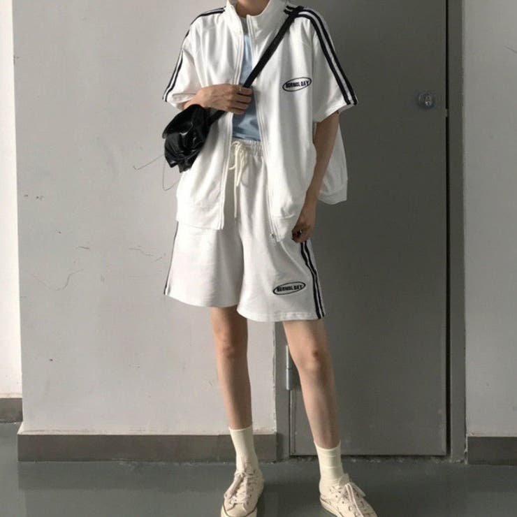 ルームウェア ラインジャージ風デザインセットアップ/ルームウェア | marcydorn | 詳細画像2 