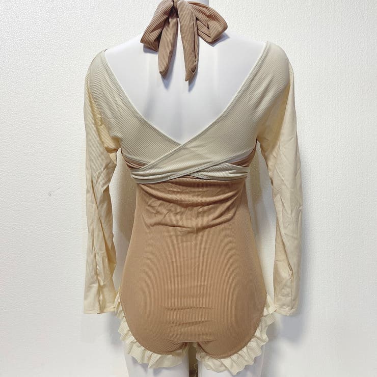 水着 クロスオフショルロングスリーブワンピース水着 | marcydorn | 詳細画像13 