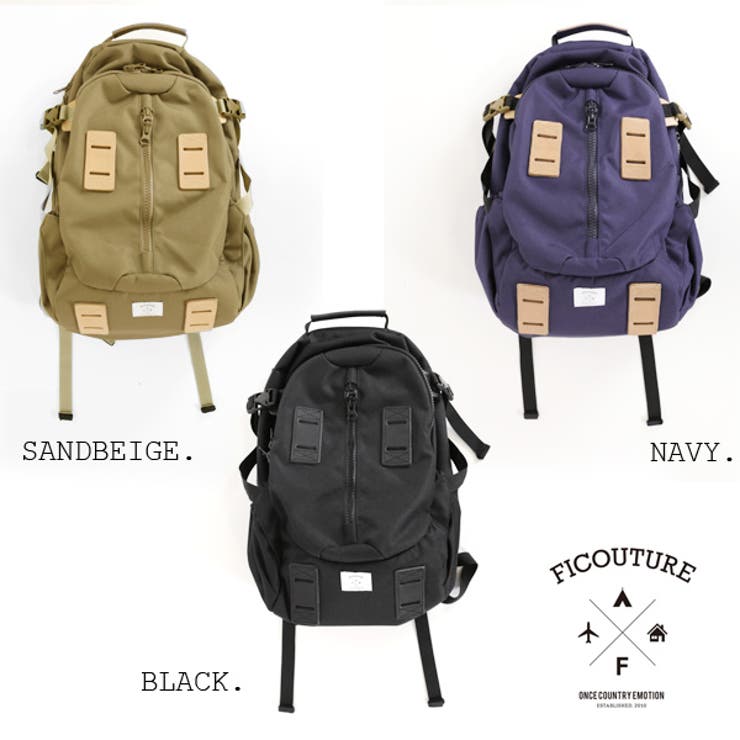 FICOUTURE フィクチュール】トラベルバックパック(TRAVEL BP[品番 