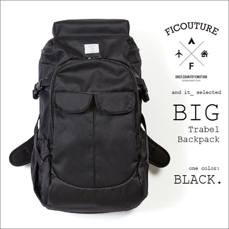 FICOUTURE フィクチュール】BIGトラベルバックパック(TYPE A)…[品番