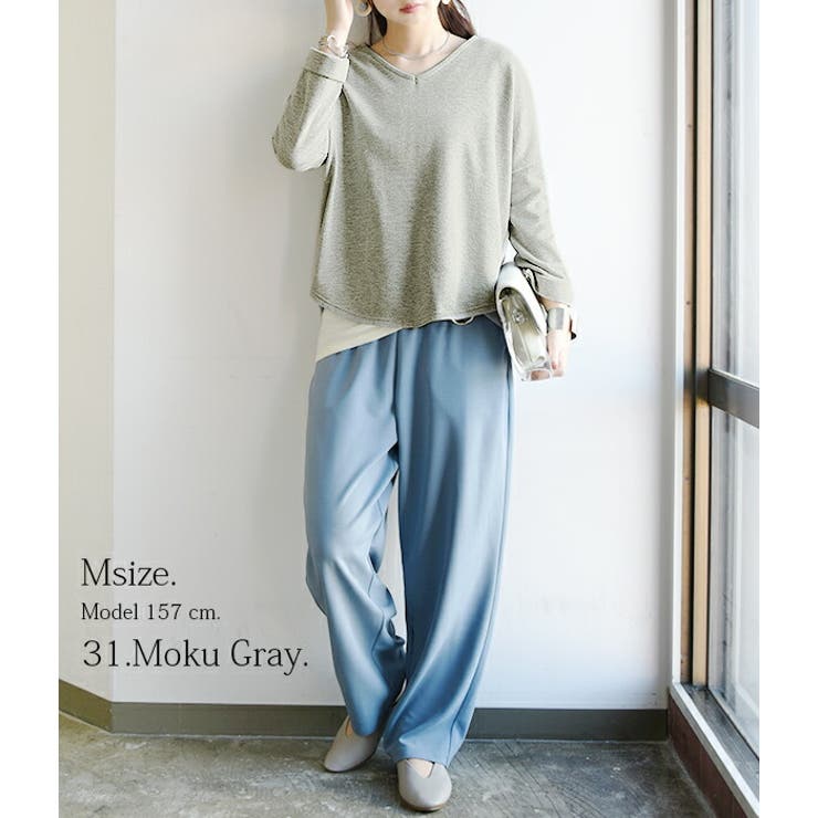 ライトスウェットワイドプルオーバー【M】【L】(レディース トップス プルオーバ… | and it  | 詳細画像12 