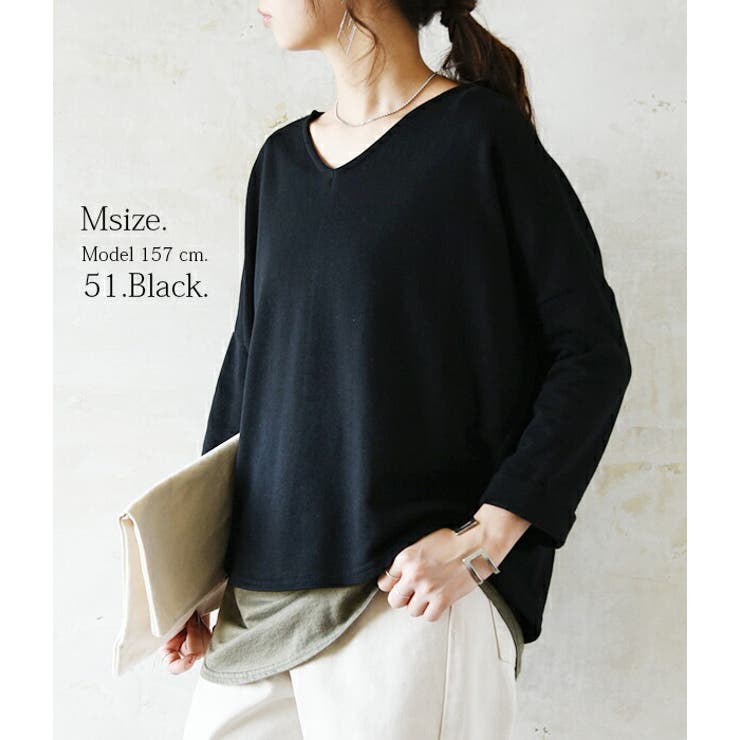 ライトスウェットワイドプルオーバー【M】【L】(レディース トップス プルオーバ… | and it  | 詳細画像17 