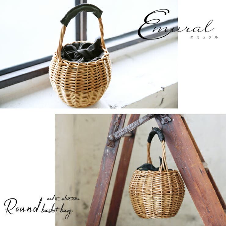 エミュラル emural ラウンドカゴバッグレディース | and it  | 詳細画像13 