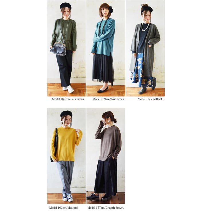 【and it_】ハイネッククレープニット【M】(レディース ニット | and it  | 詳細画像22 