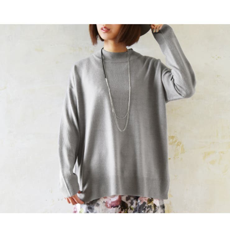 【and it_】ハイネッククレープニット【M】(レディース ニット | and it  | 詳細画像8 