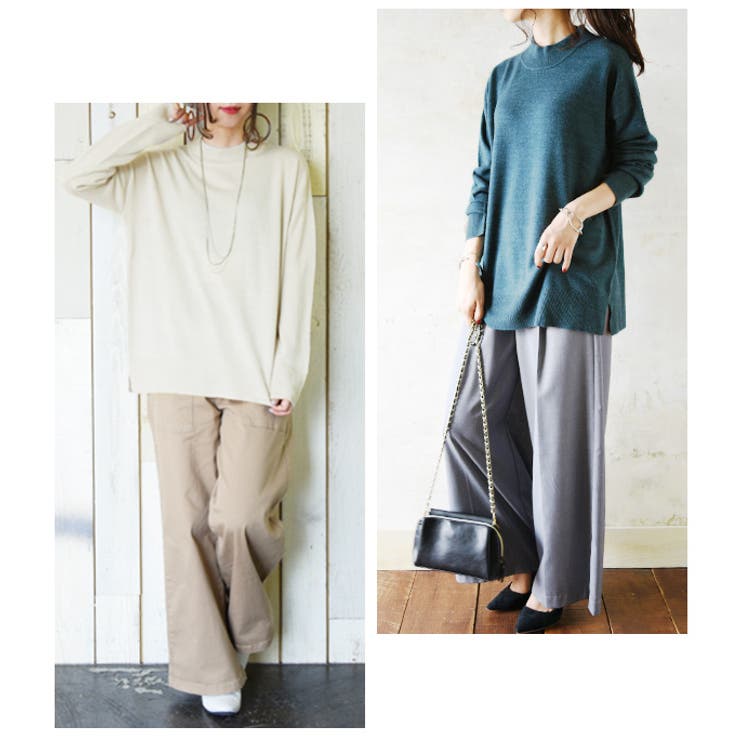 【and it_】ハイネッククレープニット【M】(レディース ニット | and it  | 詳細画像9 