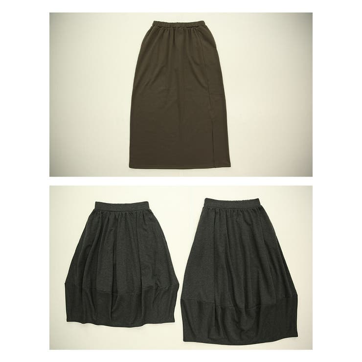 あったか裏起毛ふんわりバルーンスカート M L | and it  | 詳細画像28 