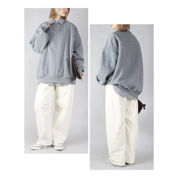 史上最強のあったか裏ボアスウェットプルオーバー トップス レディース | and it  | 詳細画像8 