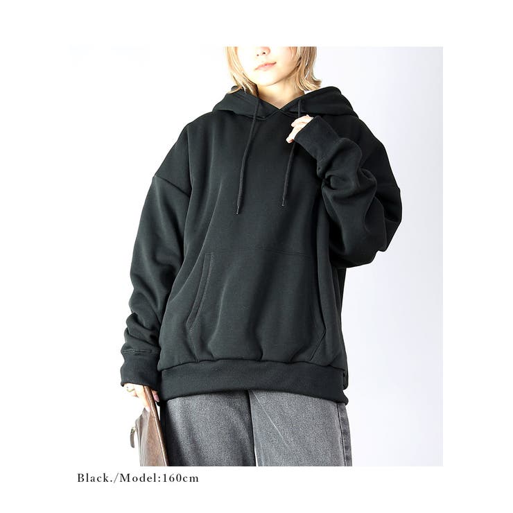 レディース 史上最強のあったか裏ボアスウェットプルパーカー トップス | and it  | 詳細画像3 