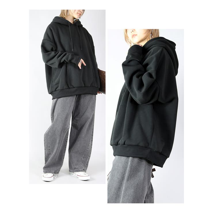 レディース 史上最強のあったか裏ボアスウェットプルパーカー トップス | and it  | 詳細画像5 