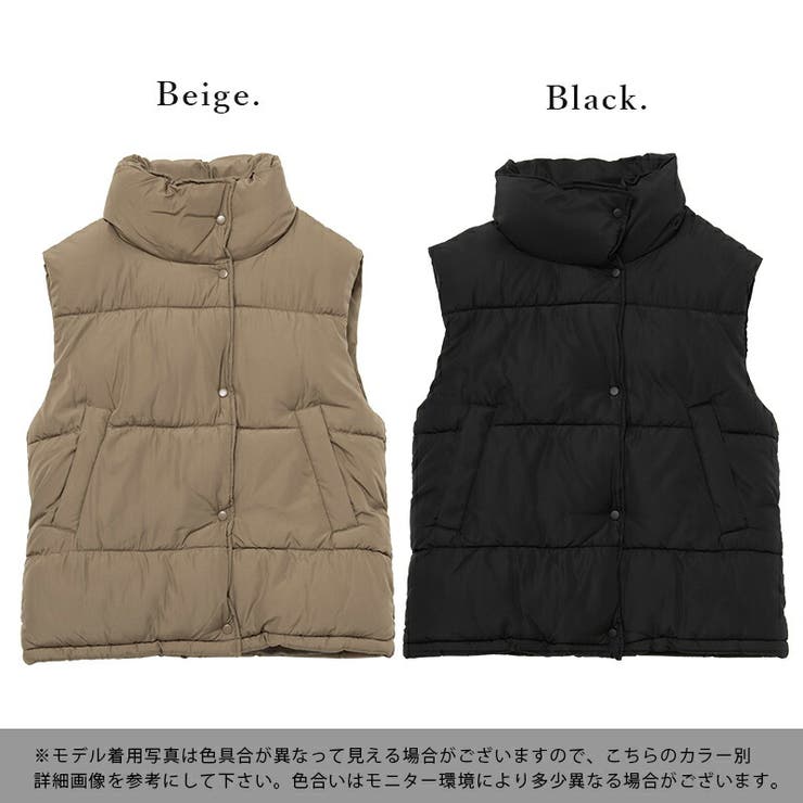 フェイクダウンオーバーベスト アウター ベスト | and it  | 詳細画像2 